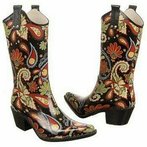 Nomad Women's Yippy Western Inspired Rain Boot